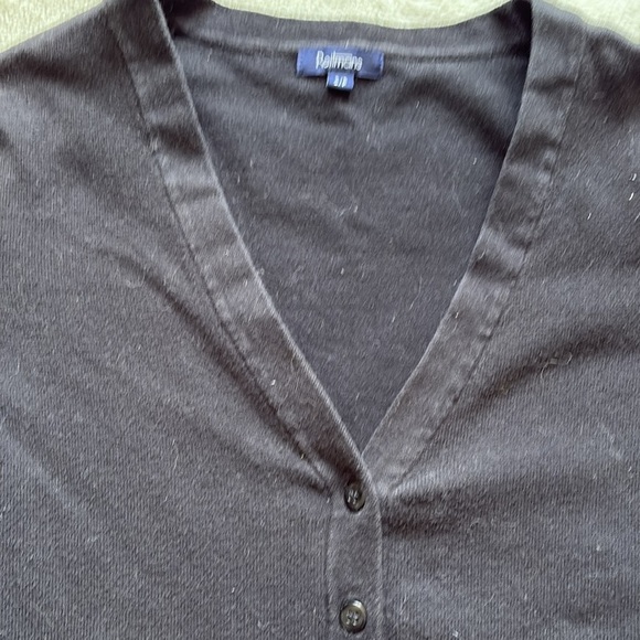 Reitmans Black Button-Up Cardigan – Size Small | Minimalist Layering | - Picture 2 of 8